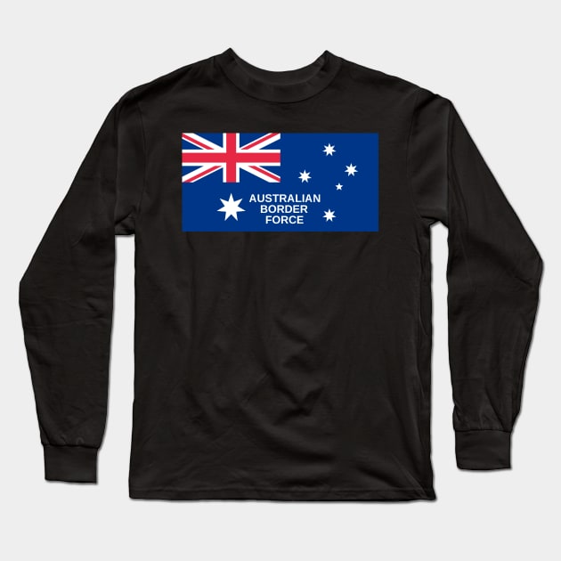 Australian Border Force Flag Long Sleeve T-Shirt by Wickedcartoons